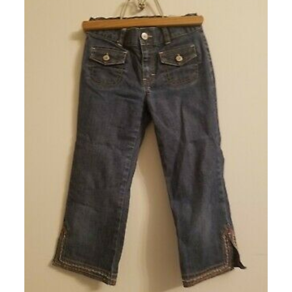 Gap Kids Girls Sz 10 regular stretch Capri jeans